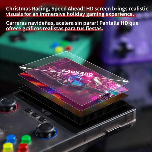 X6 Retro Handheld Game Console - Image 4