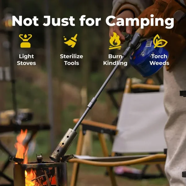 High-Power Butane Grill Torch Charcoal Starter - Image 4
